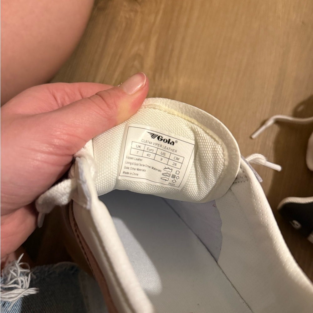 Gola White and Brown Sneakers - Picture 8 of 10